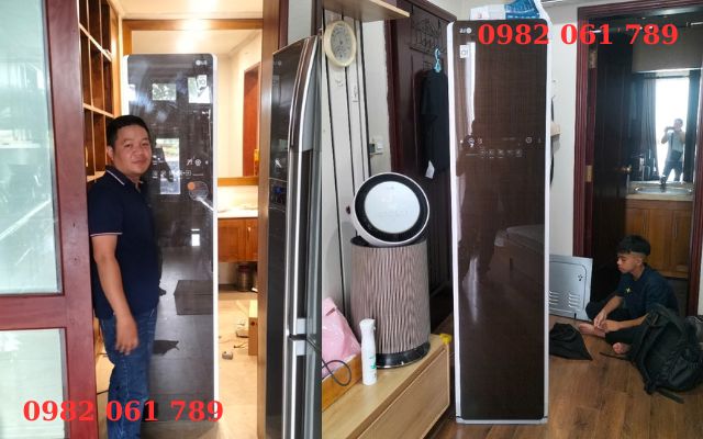 sửa máy giặt hấp sấy lG STyler